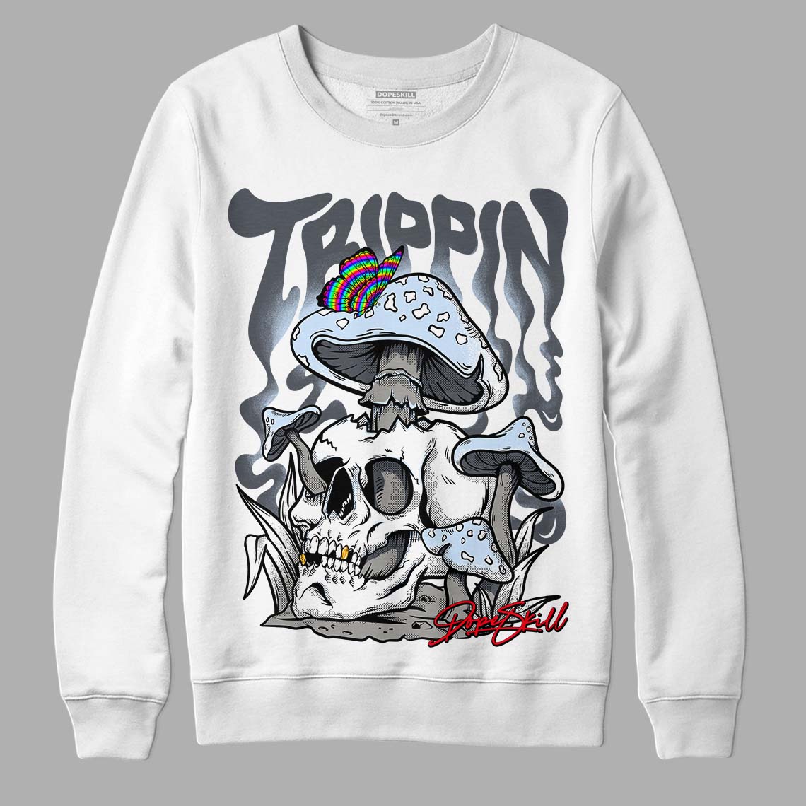 Cool Grey 11s superstreetwear Sweatshirt Trippin Graphic