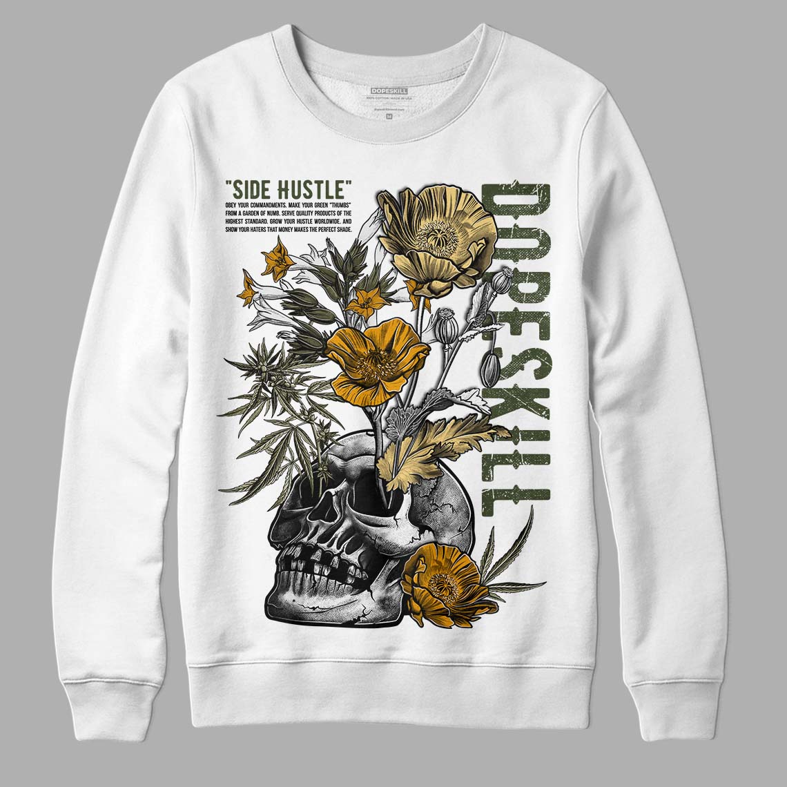 Craft Olive 4s superstreetwear Sweatshirt Side Hustle Graphic