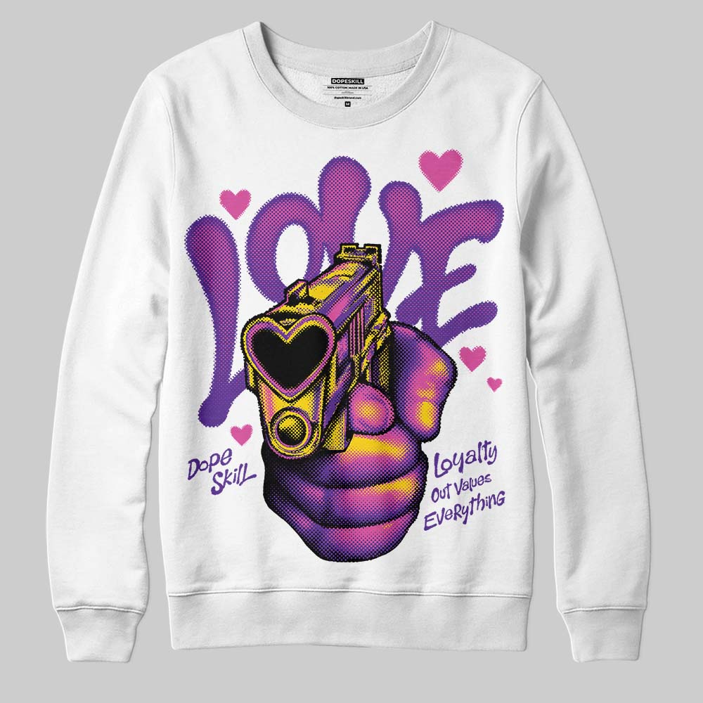 PURPLE Collection superstreetwear Sweatshirt Love Shot Graphic