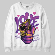 PURPLE Collection DopeSkill Sweatshirt Love Shot Graphic