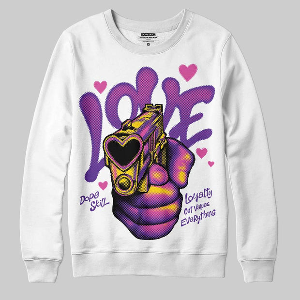 PURPLE Collection DopeSkill Sweatshirt Love Shot Graphic