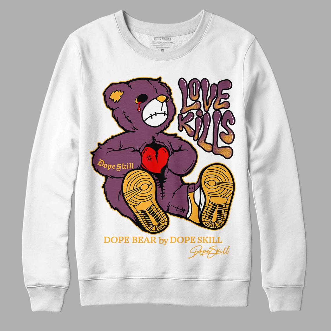 Brotherhood 1s High OG superstreetwear Sweatshirt Love Kills Graphic