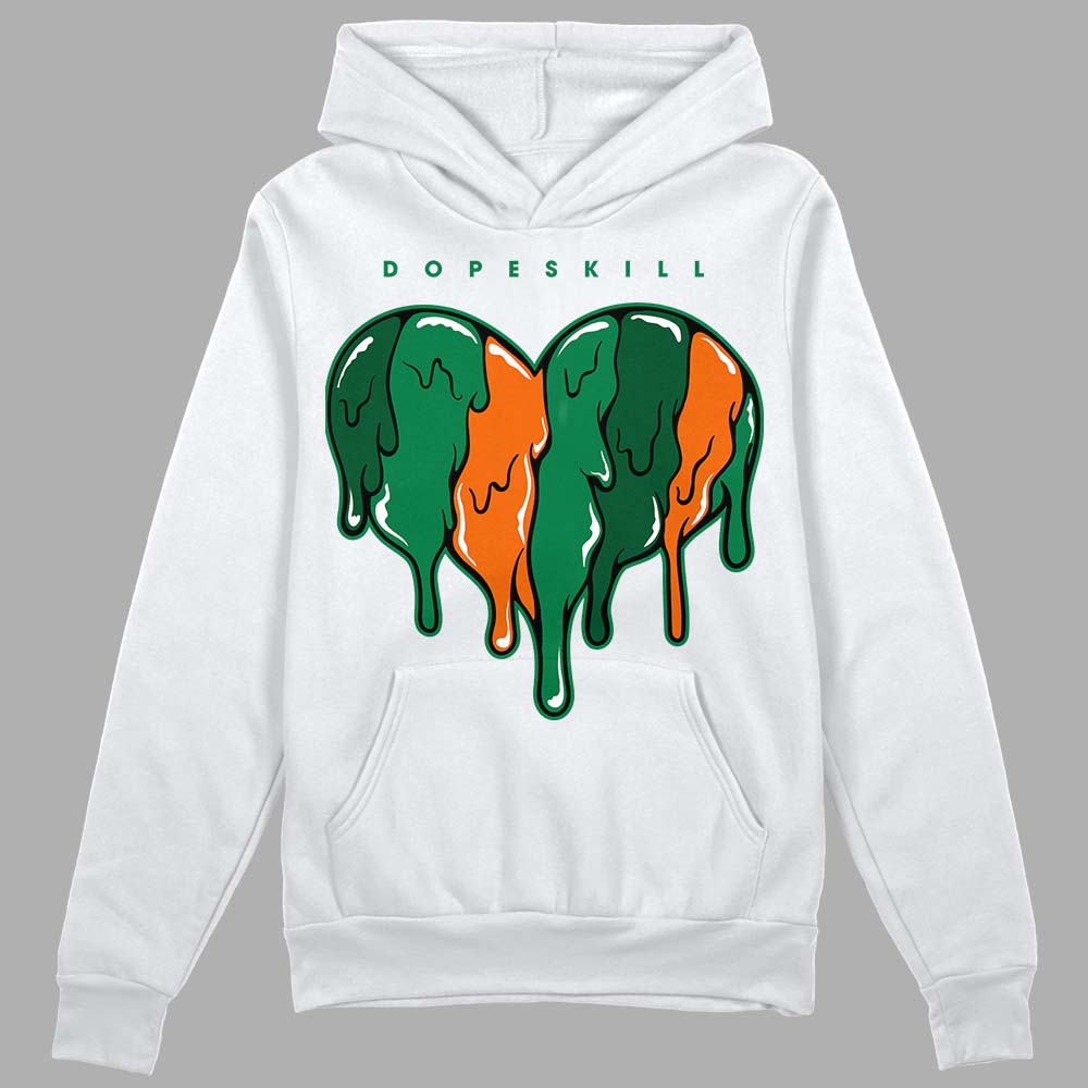 Green Collection superstreetwear Hoodie Sweatshirt Slime Drip Heart Graphic