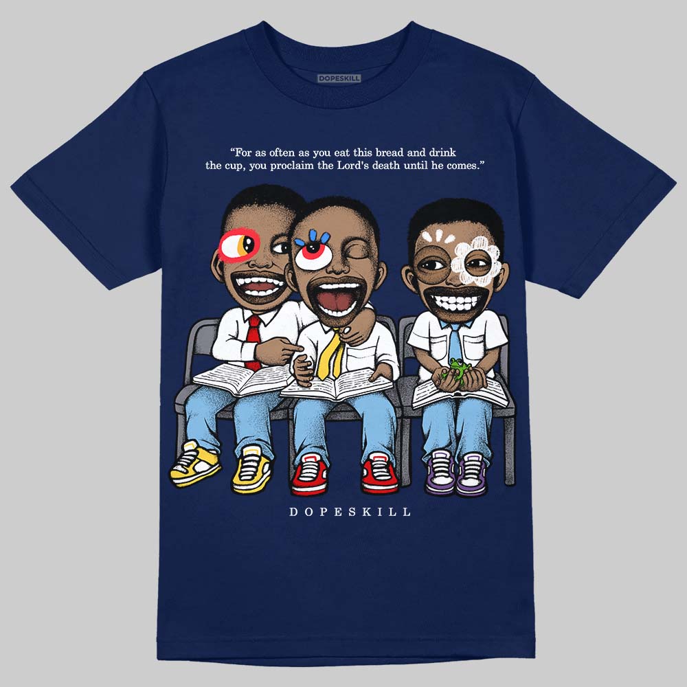 University Blue Collection superstreetwear T-Shirt First Sunday Graphic