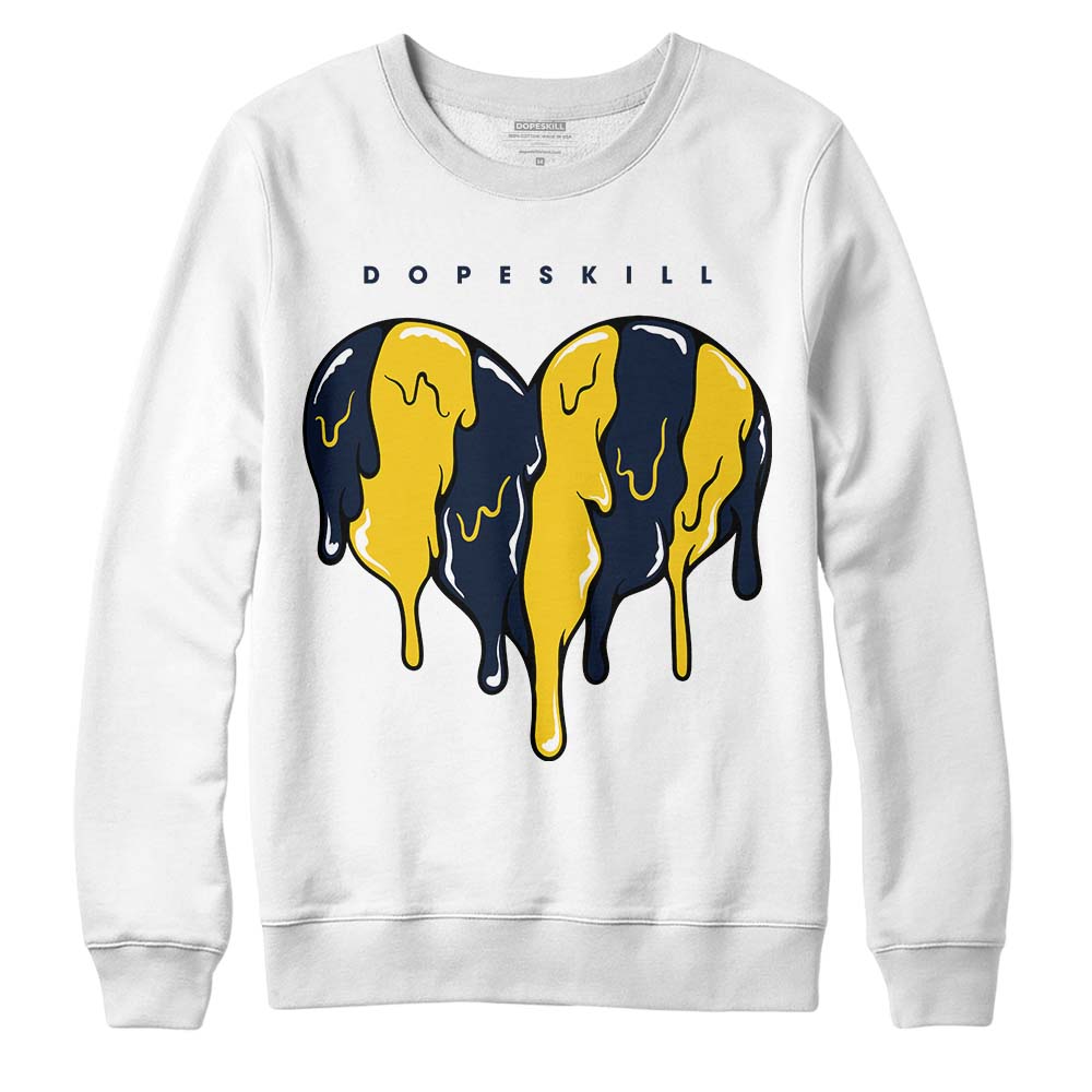 Michigan Dunks superstreetwear Sweatshirt Slime Drip Heart Graphic
