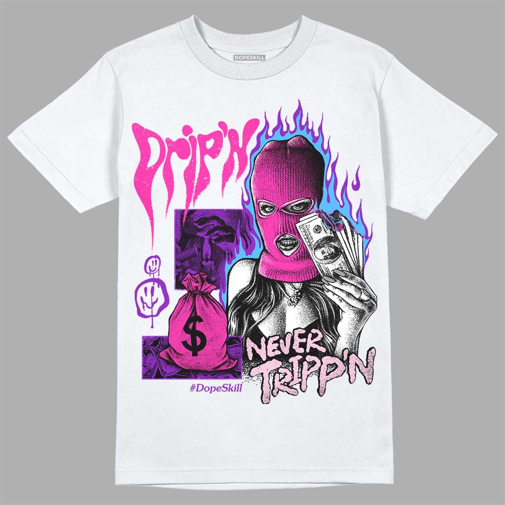 Pink Collection superstreetwear T-Shirt Drip'n Never Tripp'n Graphic