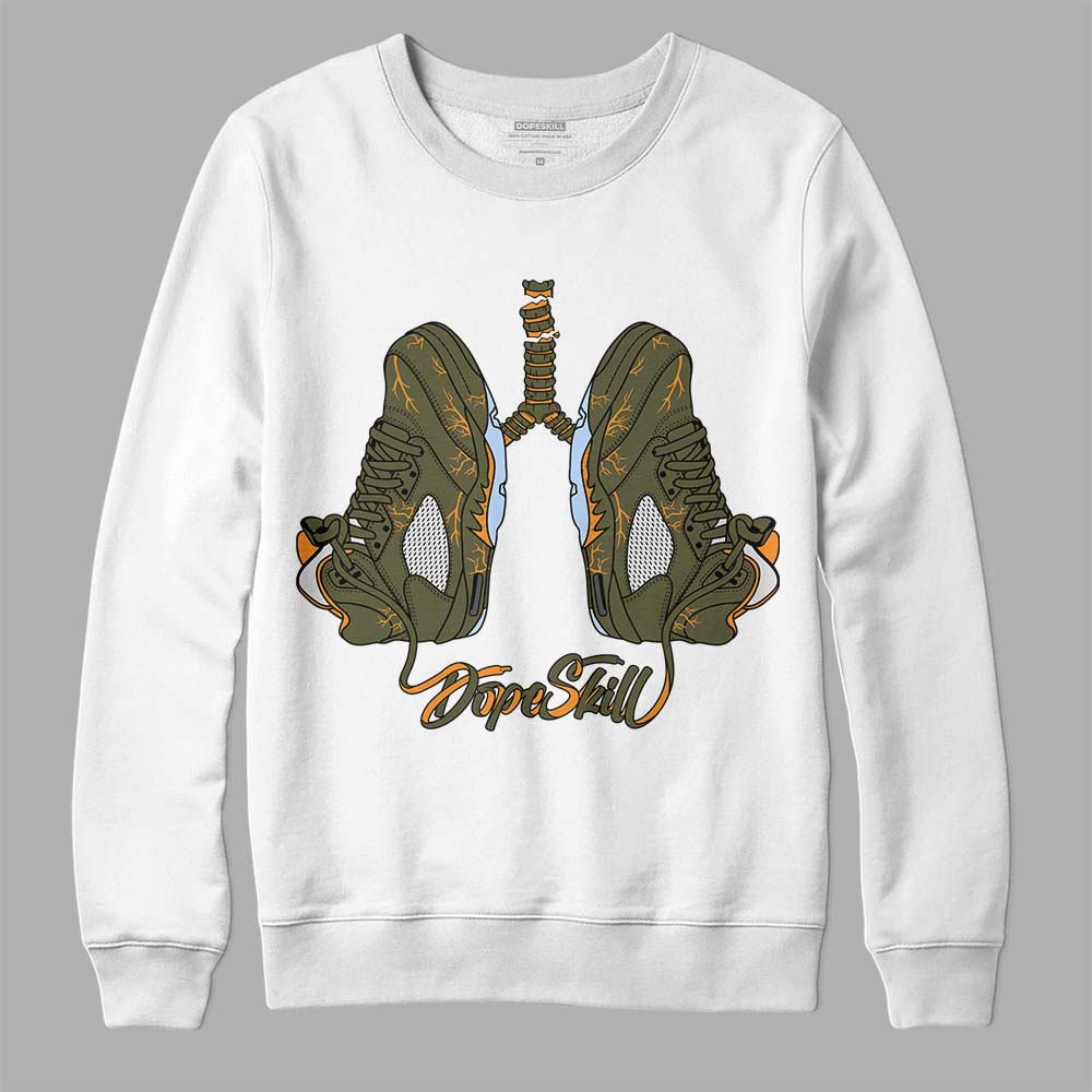 Olive 5s superstreetwear Sweatshirt Breathe Graphic
