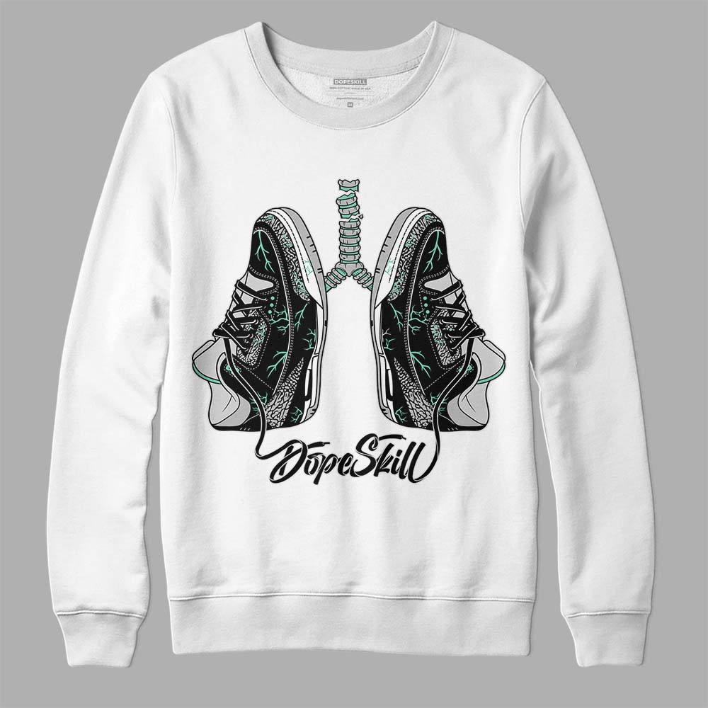 Green Glow 3s superstreetwear Sweatshirt Breathe Graphic