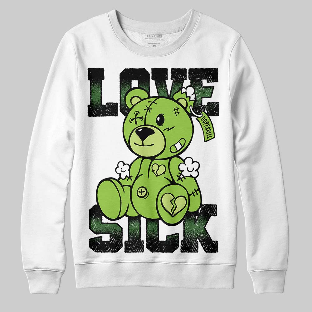 Neon Green Collection superstreetwear Sweatshirt Love Sick Graphic