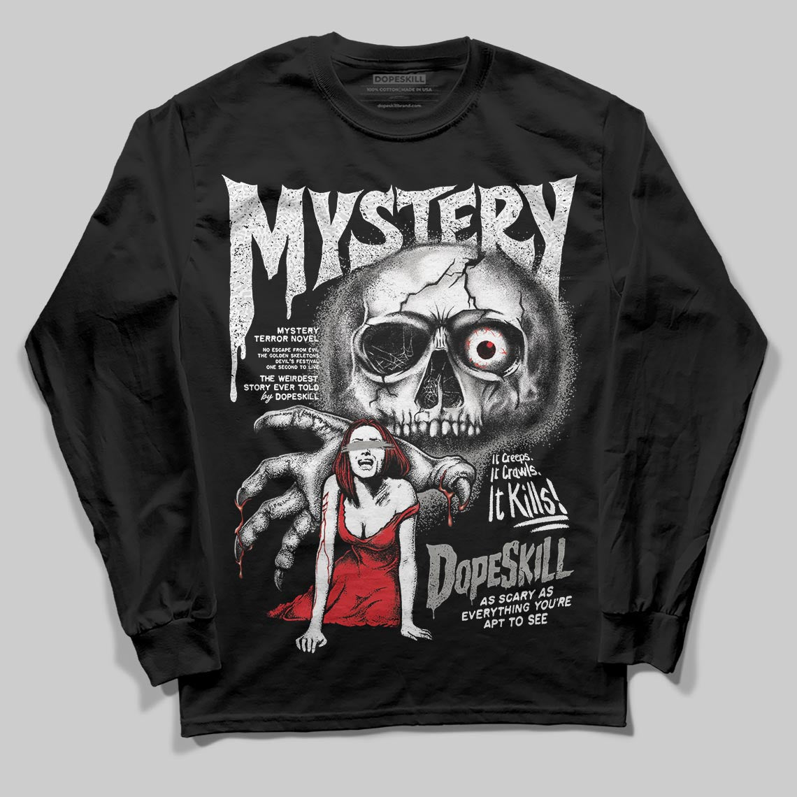 Pure Money 3s superstreetwear Long Sleeve T-Shirt Mystery Ghostly Grasp Graphic