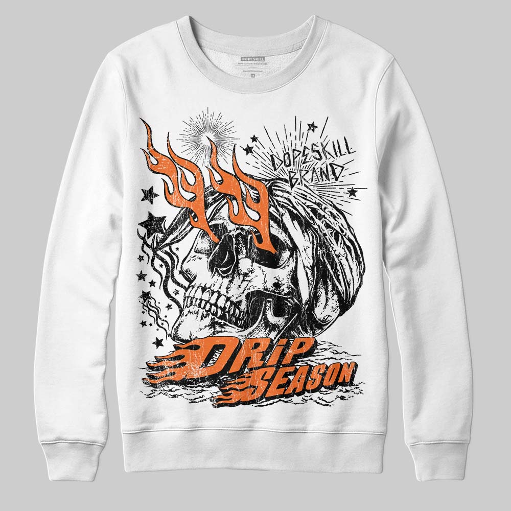 Orange Black White superstreetwear Sweatshirt Drip Season Graphic