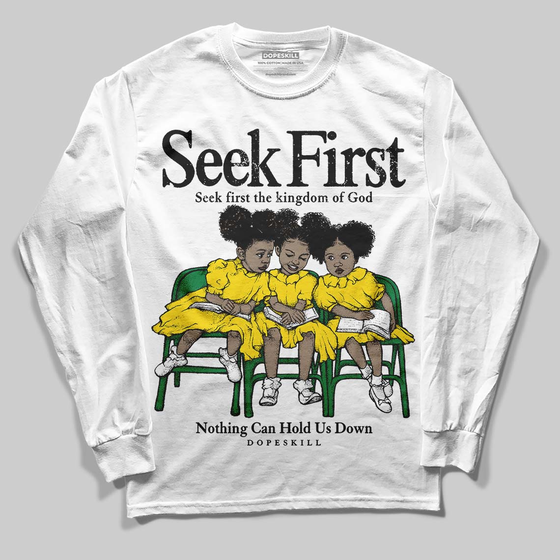 Dunk Reverse Brazil superstreetwear Long Sleeve T-Shirt New Seek First Graphic