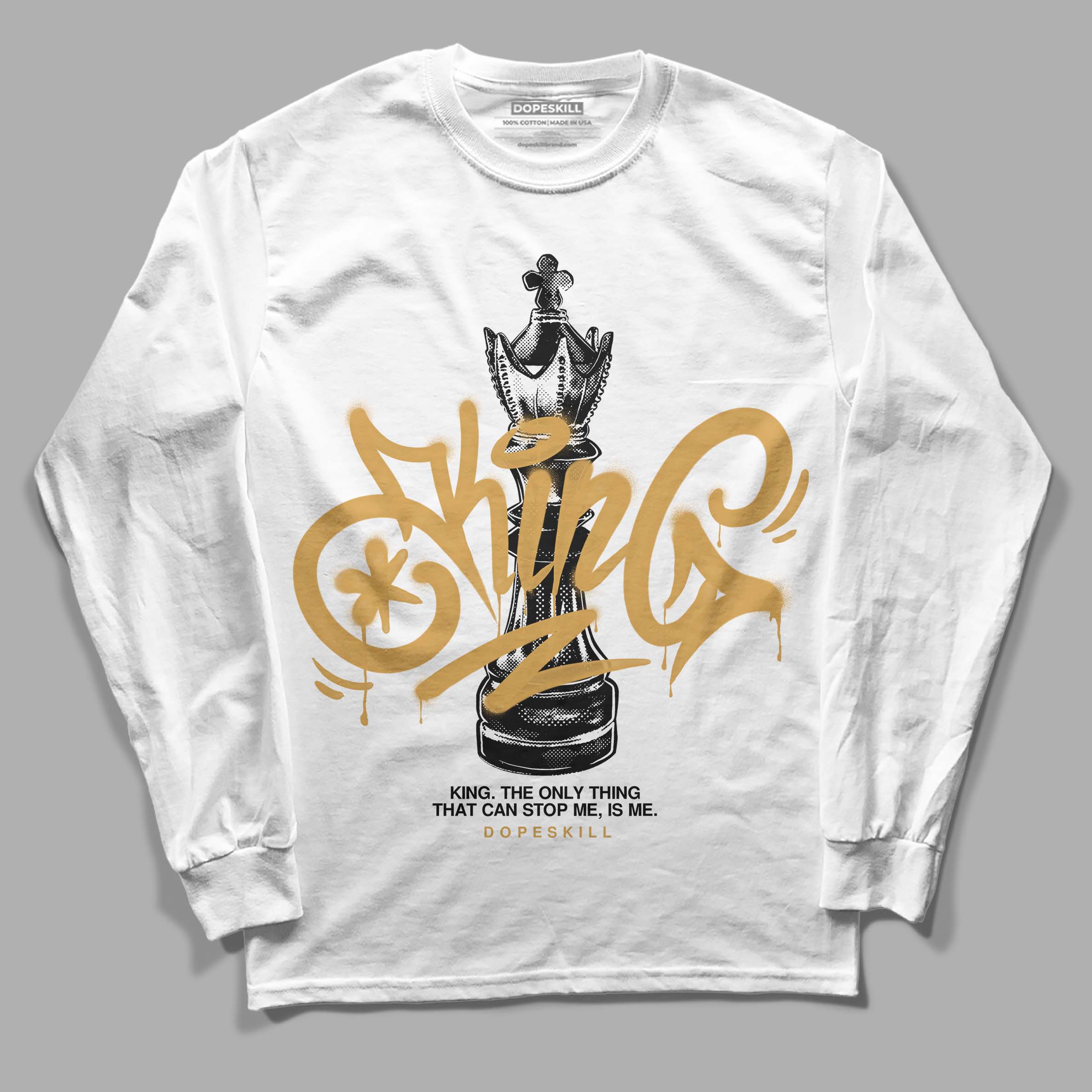 Gratitude 11s superstreetwear Long Sleeve T-Shirt King Chess Graphic