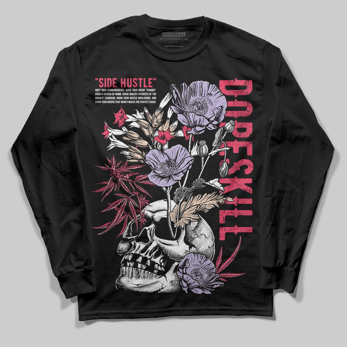 Peanut Butter Jelly 5s DopeSkill Long Sleeve T-Shirt Side Hustle Graphic