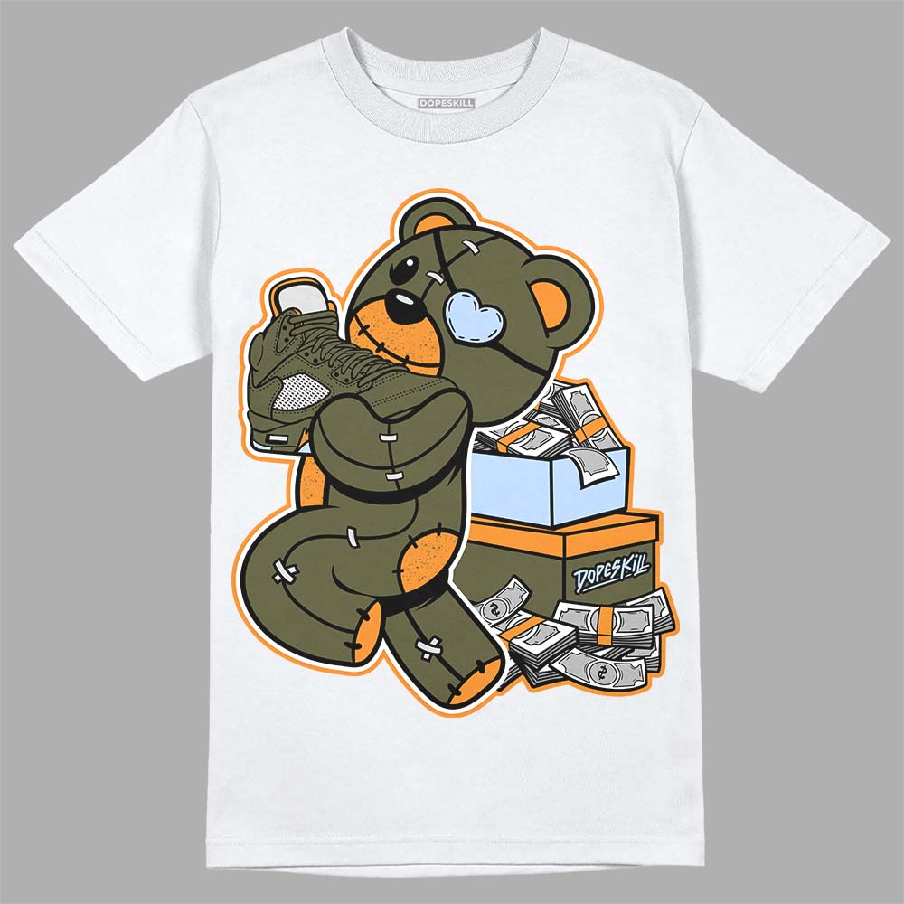 Olive 5s superstreetwear T-Shirt Bear Steals Sneaker Graphic
