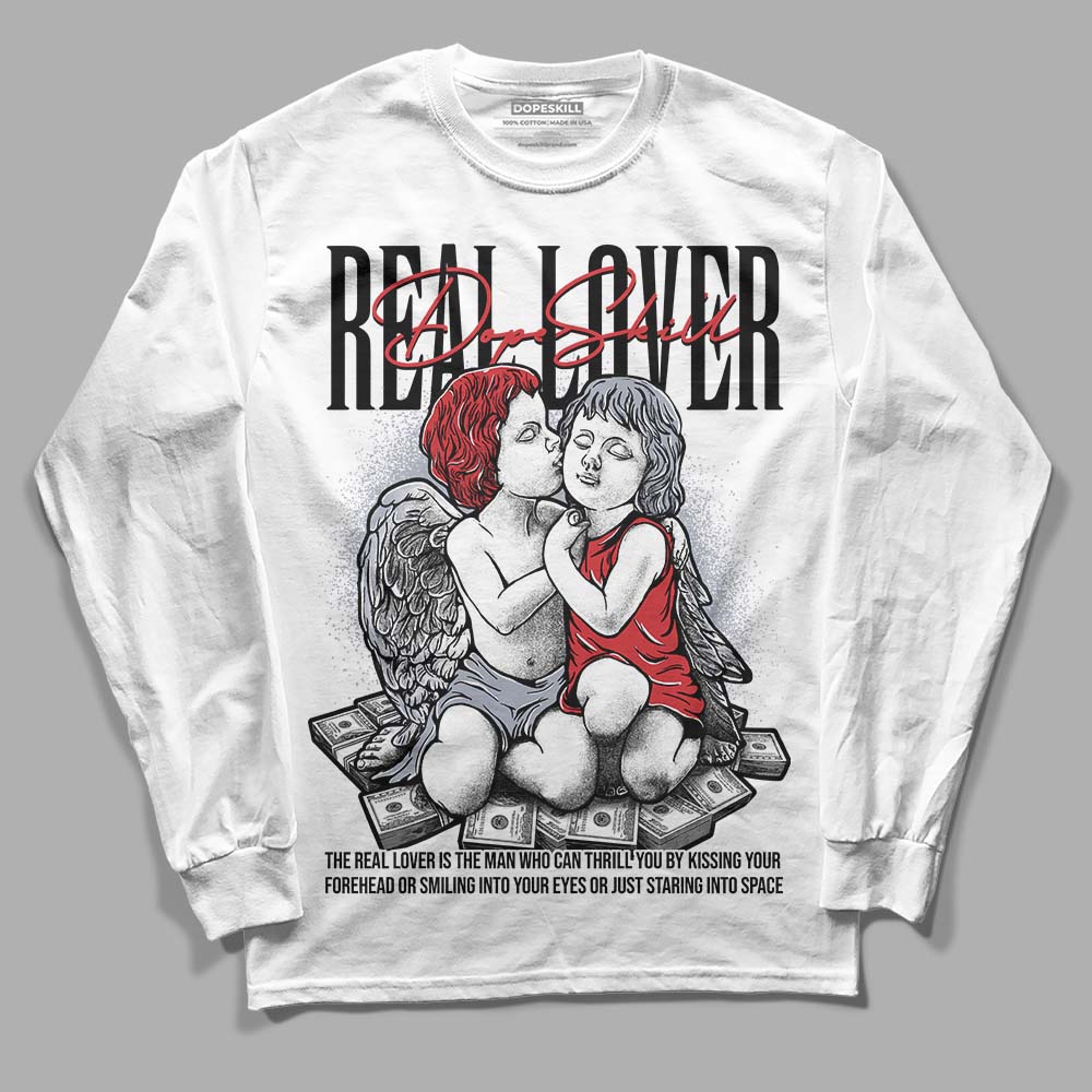 Bred Reimagined 4s superstreetwear Long Sleeve T-Shirt Real Lover Graphic