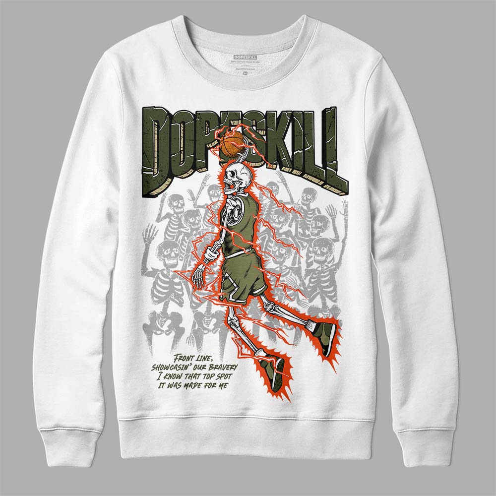 Olive Collection superstreetwear Sweatshirt Thunder Dunk Graphic