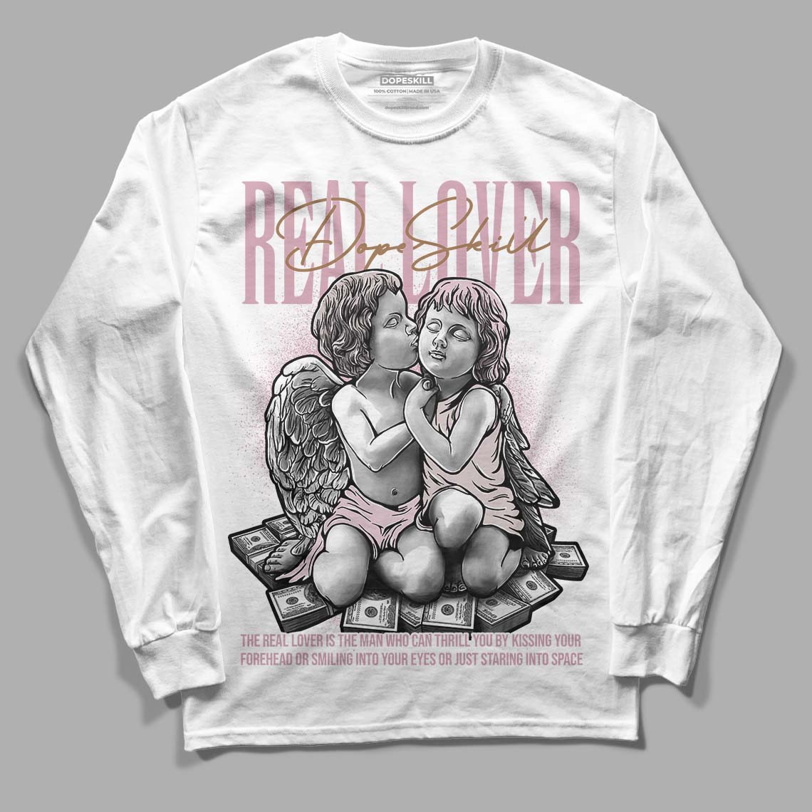 Dunk Low Teddy Bear Pink superstreetwear Long Sleeve T-Shirt Real Lover Graphic