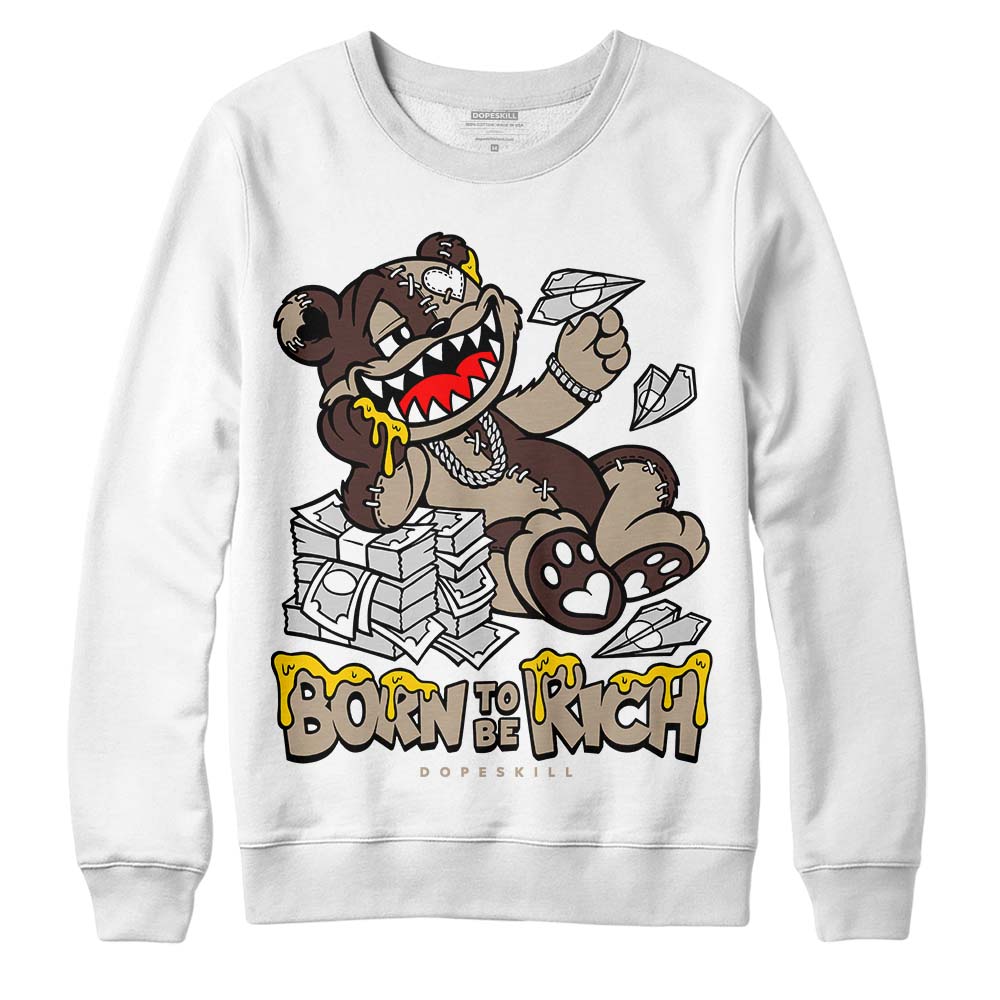 Latte 1s superstreetwear Sweatshirt Born To Be Rich Graphic