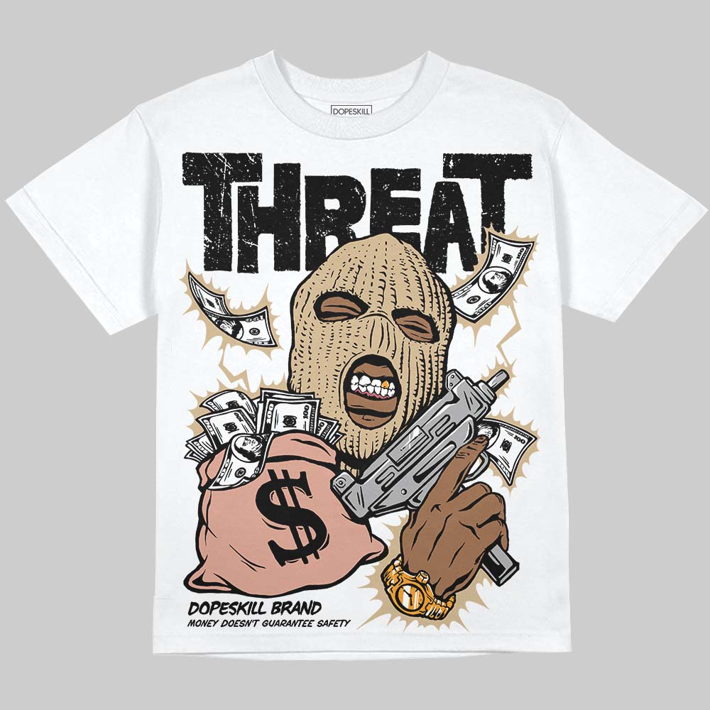 TAN Collection superstreetwear Oversize Print T-Shirt Under Threat Graphic