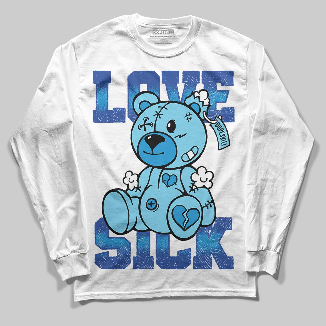 Royal Blue Collection superstreetwear Long Sleeve T-Shirt Love Sick Graphic