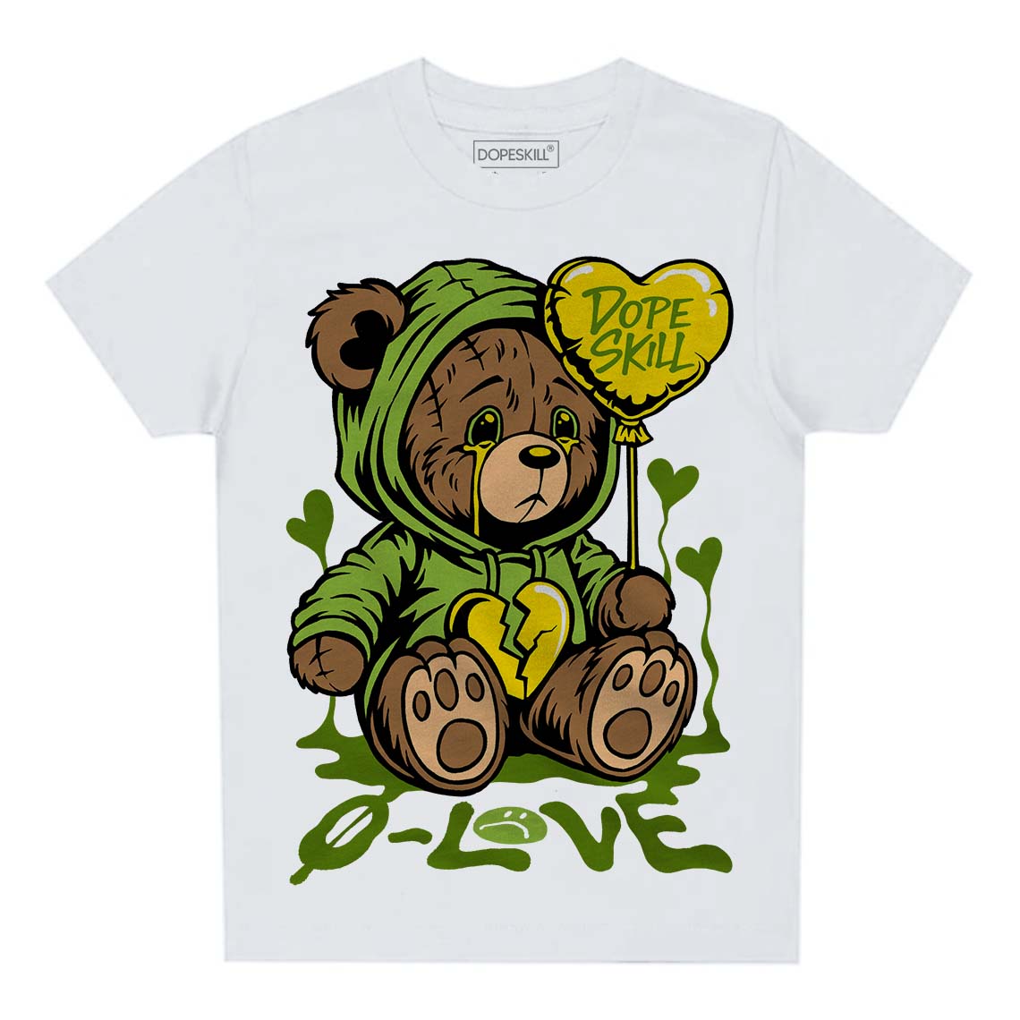 Dunk 'Chlorophyll' superstreetwear Toddler Kids T-shirt Broken Bear Graphic