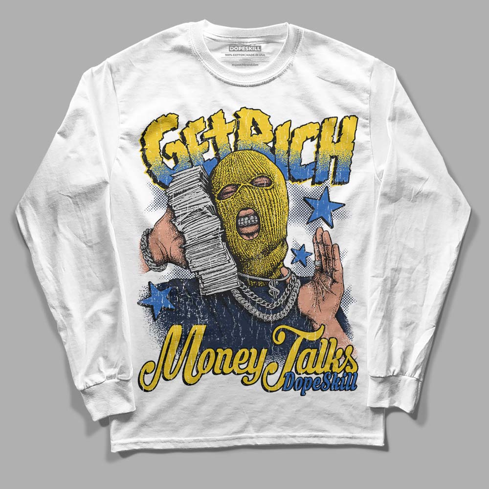 Michigan Dunks superstreetwear Long Sleeve T-Shirt Get Rich Graphic