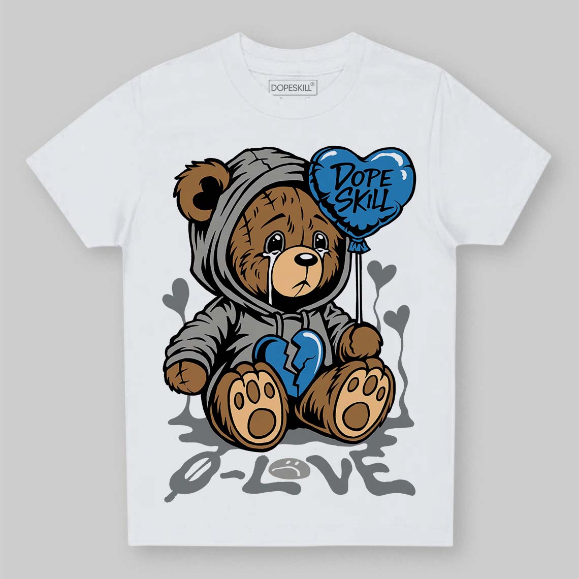 Cool Grey 9s superstreetwear Toddler Kids T-shirt Broken Bear Graphic