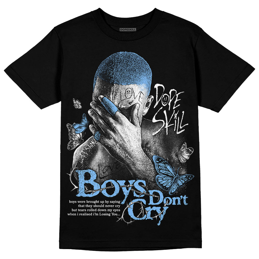 Powder Blue 9s superstreetwear T-Shirt Boys Don't Cry Graphic