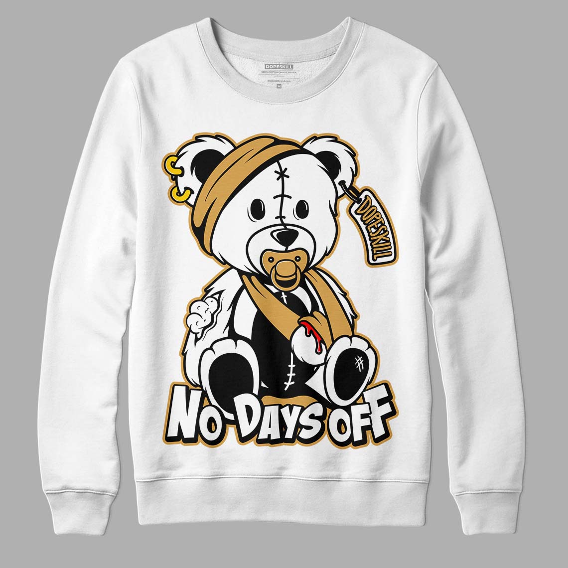 Gratitude 11s superstreetwear Sweatshirt Hurt Bear Graphic