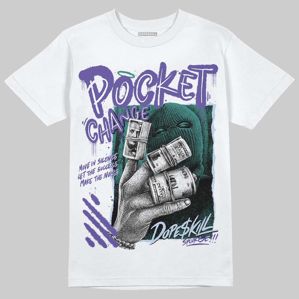 Grape 5s superstreetwear T-Shirt Pocket Change Graphic