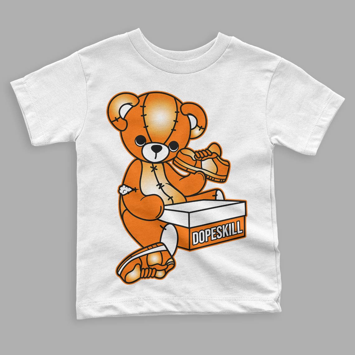 Dunk Low Magma Orange superstreetwear Toddler Kids T-shirt Sneakerhead BEAR Graphic