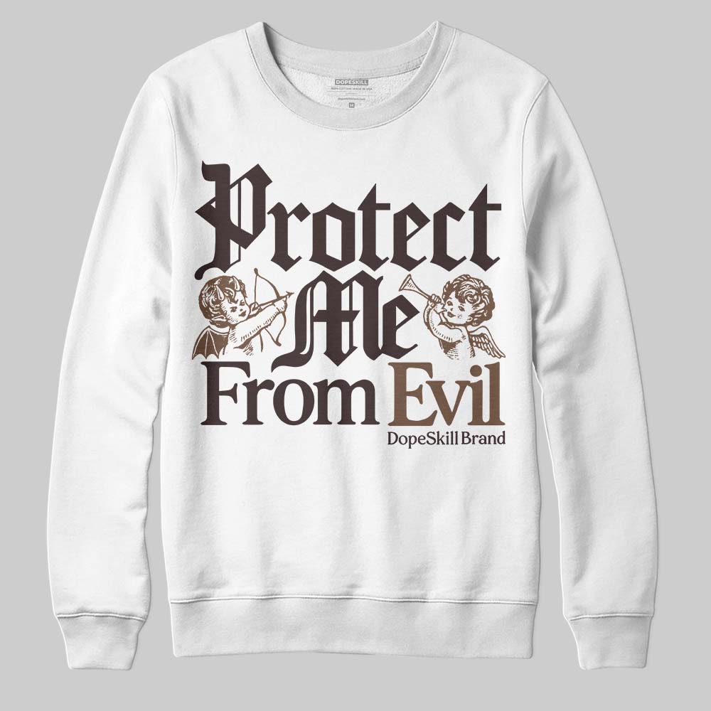 Baroque Brown 12s superstreetwear Sweatshirt Protect Me From Evil Graphic
