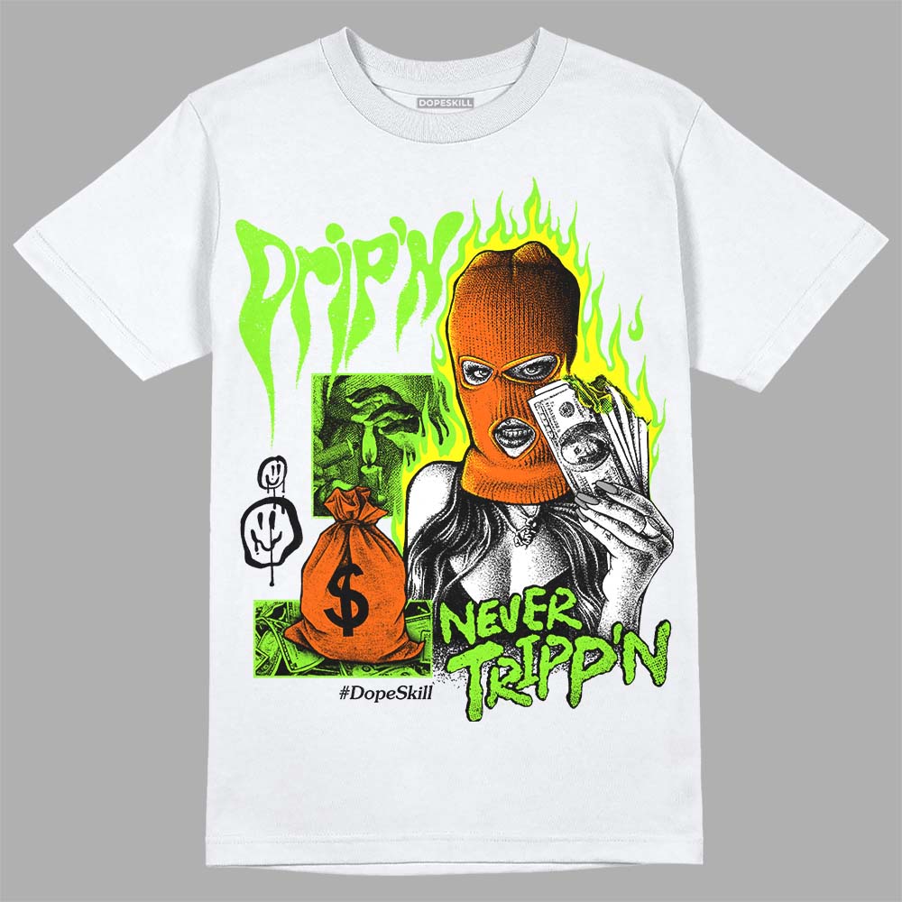 Neon Green Collection superstreetwear T-Shirt Drip'n Never Tripp'n Graphic