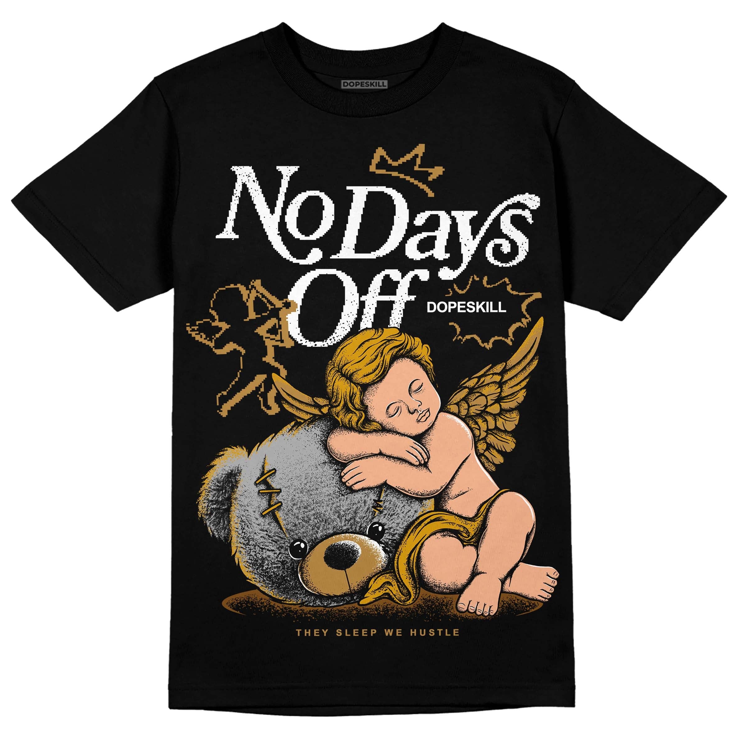 Wheat 13s superstreetwear T-Shirt New No Days Off Graphic