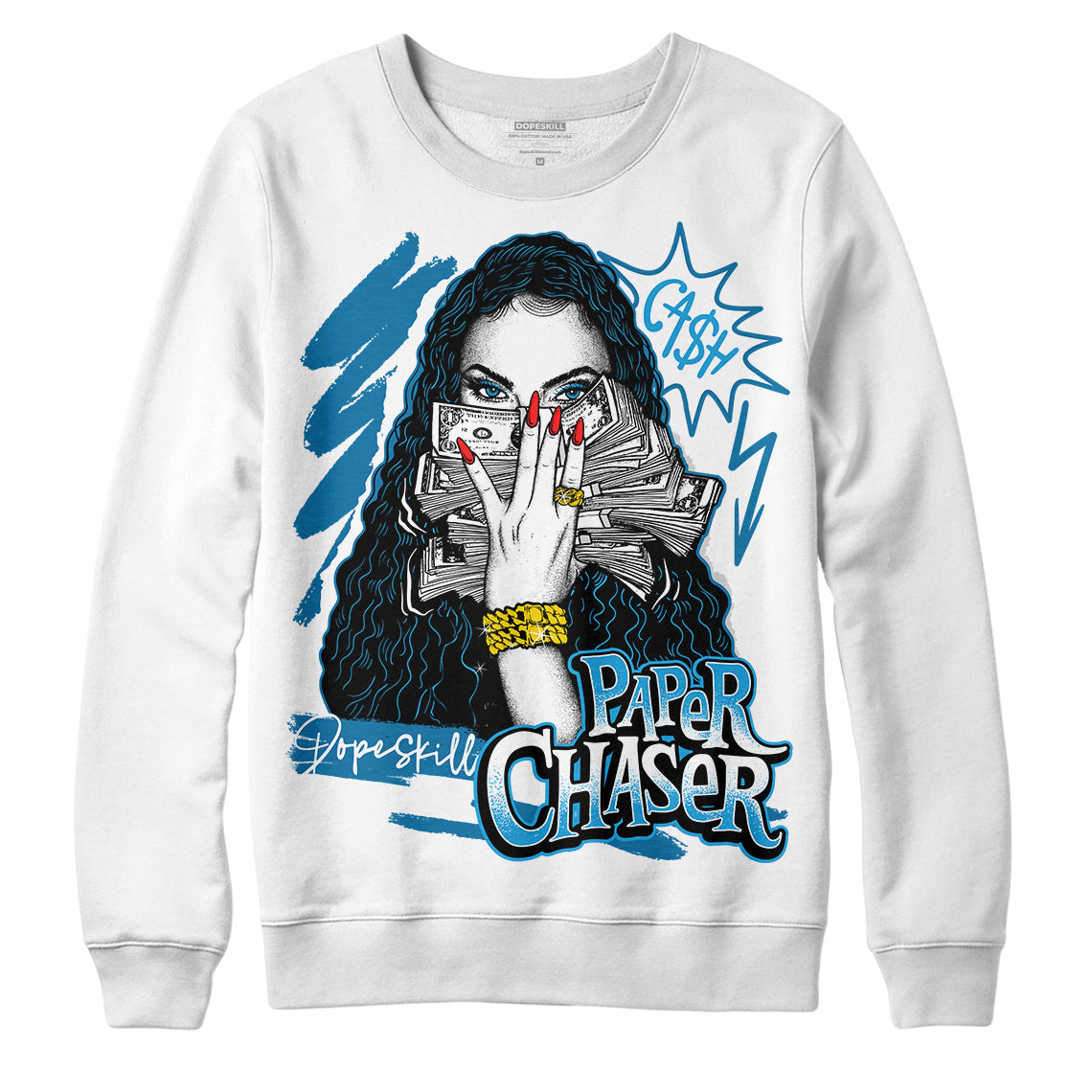 Military Blue 4s superstreetwear Sweatshirt NPC Graphic