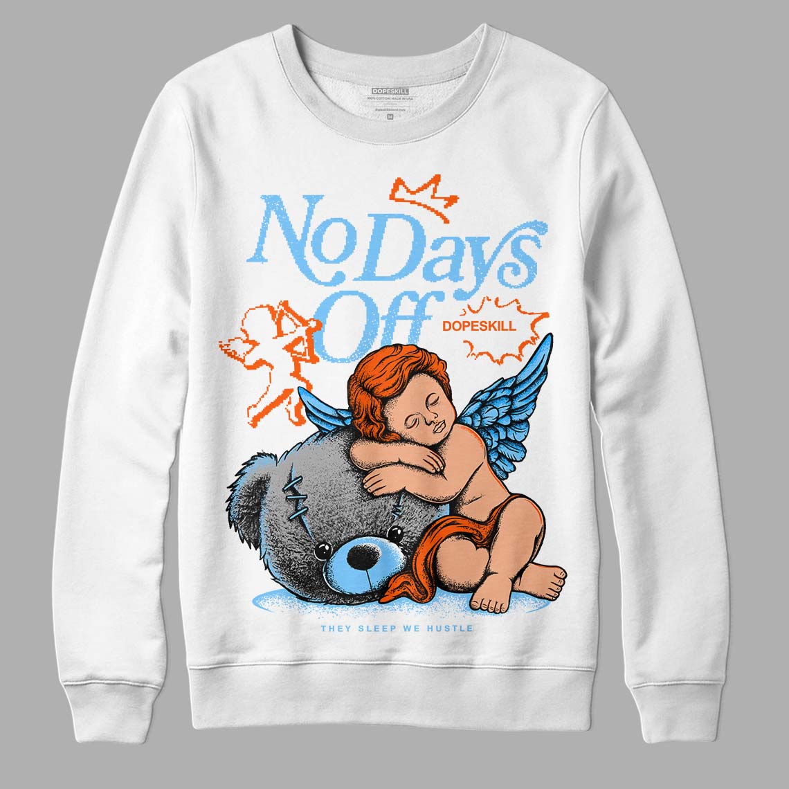 Dunk Low Futura University Blue superstreetwear Sweatshirt New No Days Off Graphic