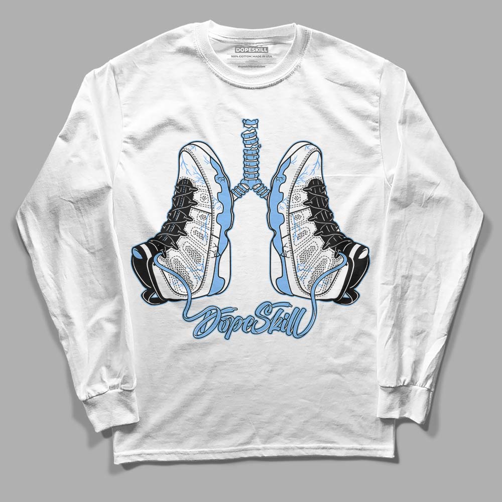 Powder Blue 9s superstreetwear Long Sleeve T-Shirt Breathe Graphic