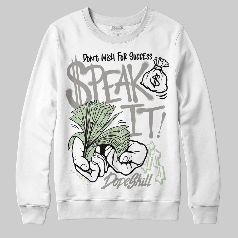 Seafoam 4s 2025 superstreetwear Sweatshirt Speak It Graphic