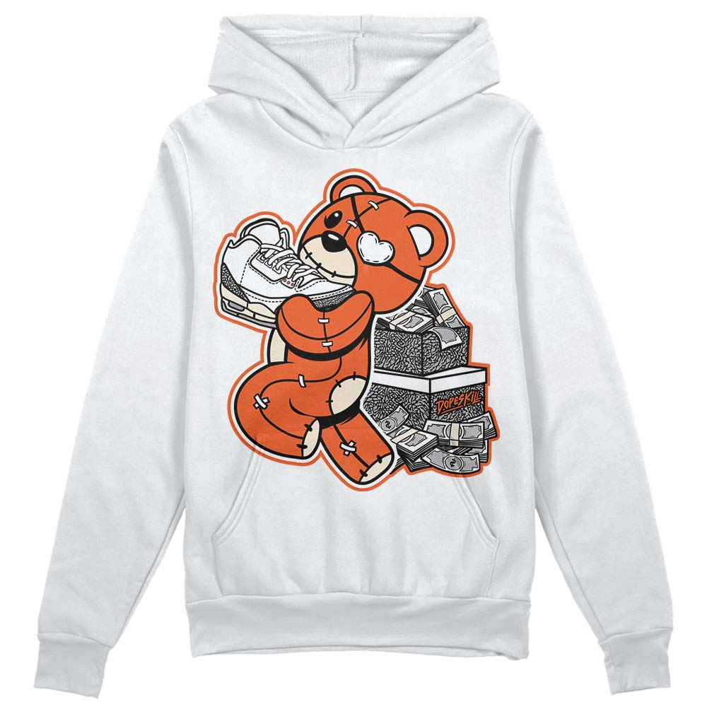 Georgia Peach 3s superstreetwear Hoodie Sweatshirt Bear Steals Sneaker Graphic