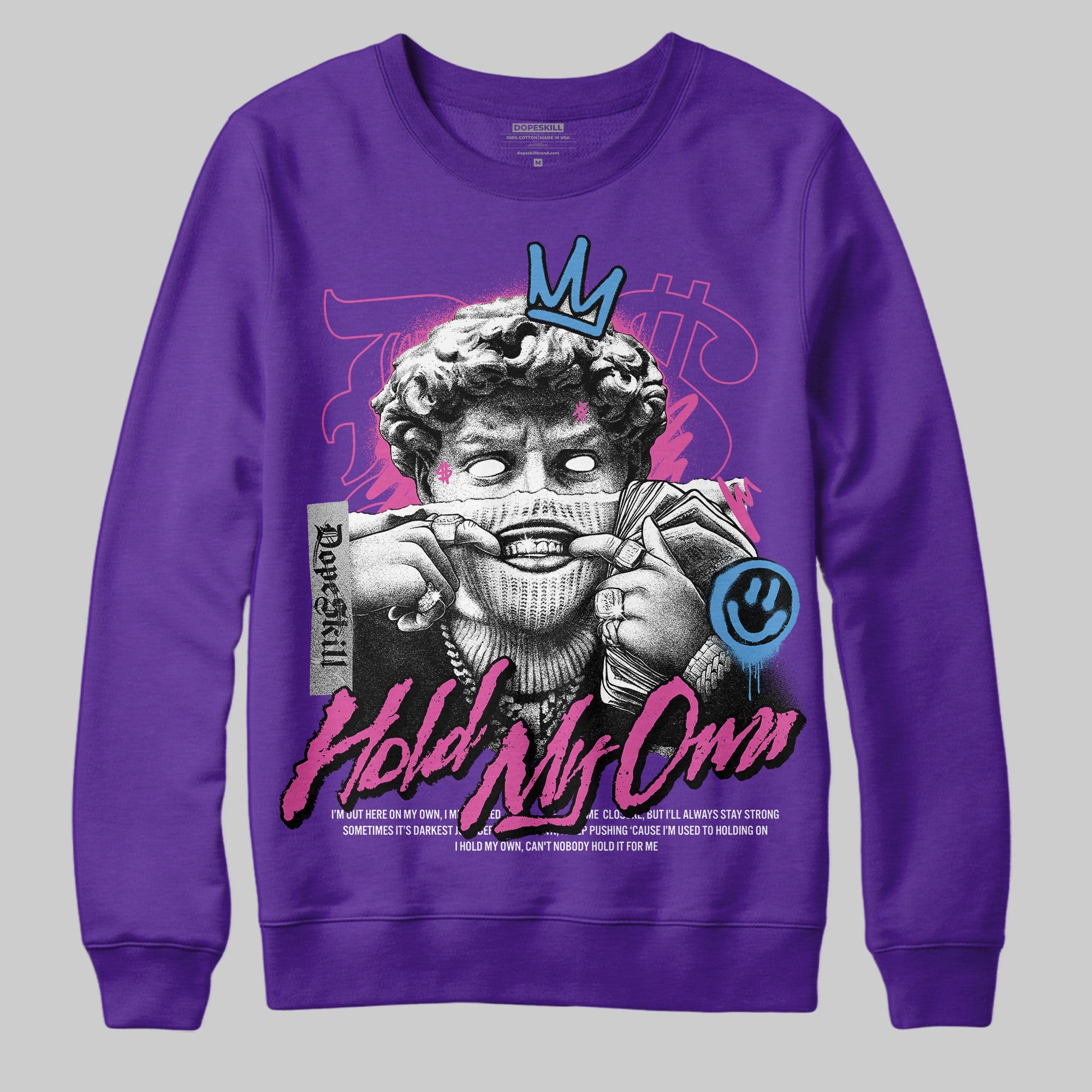 PURPLE Collection superstreetwear Purple Sweatshirt In My Way Graphic