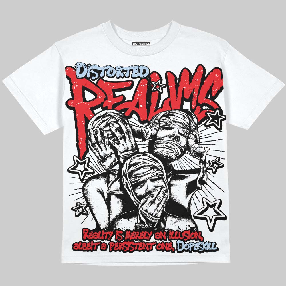 Cherry 11s superstreetwear Oversize Print T-Shirt Distorted Realms Graphic