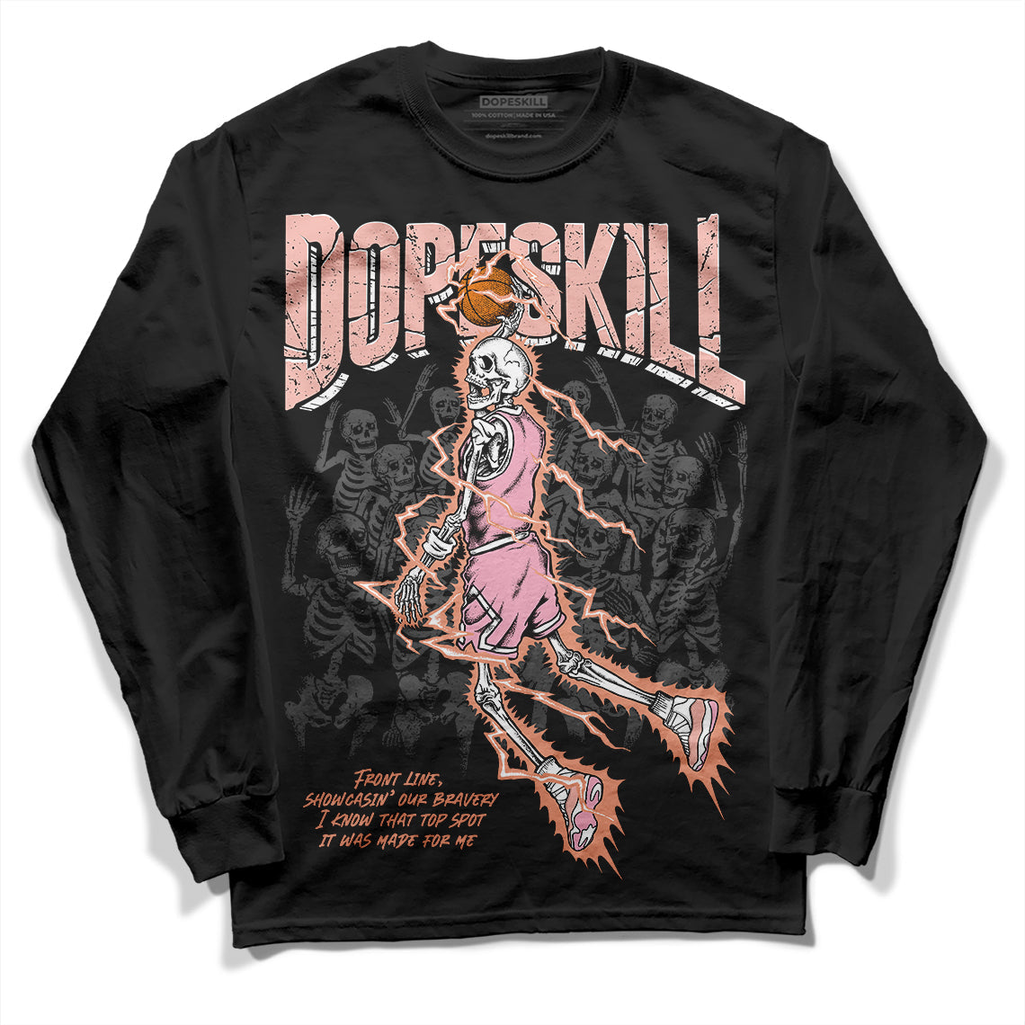 Legend Pink 11s superstreetwear Long Sleeve T-Shirt Thunder Dunk Graphic