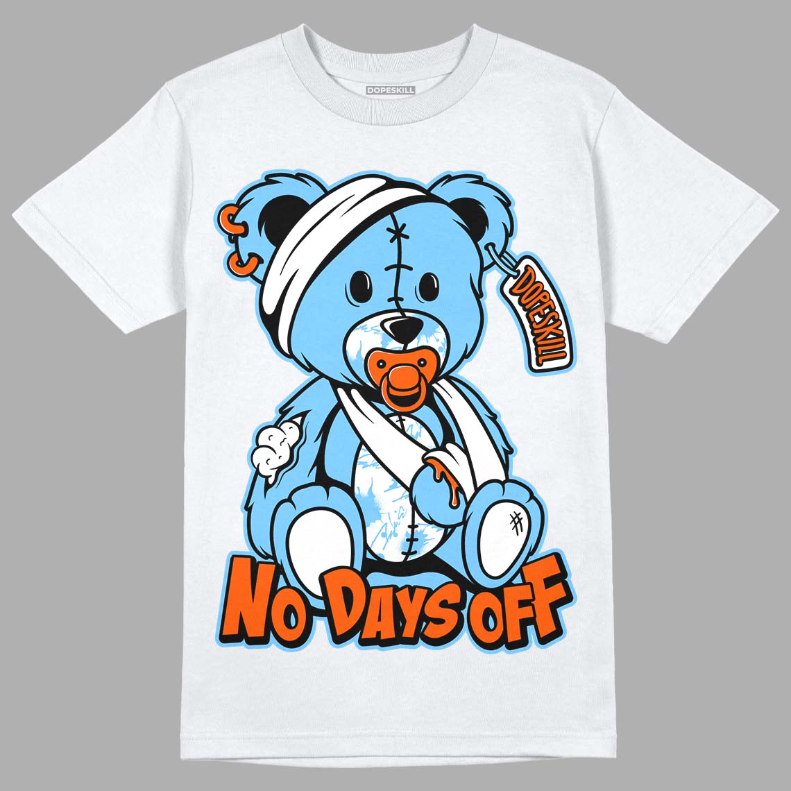 Dunk Low Futura University Blue superstreetwear T-Shirt Hurt Bear Graphic