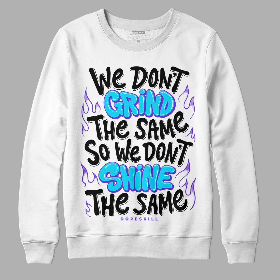 Aqua 6s superstreetwear Sweatshirt Grind Shine Graphic