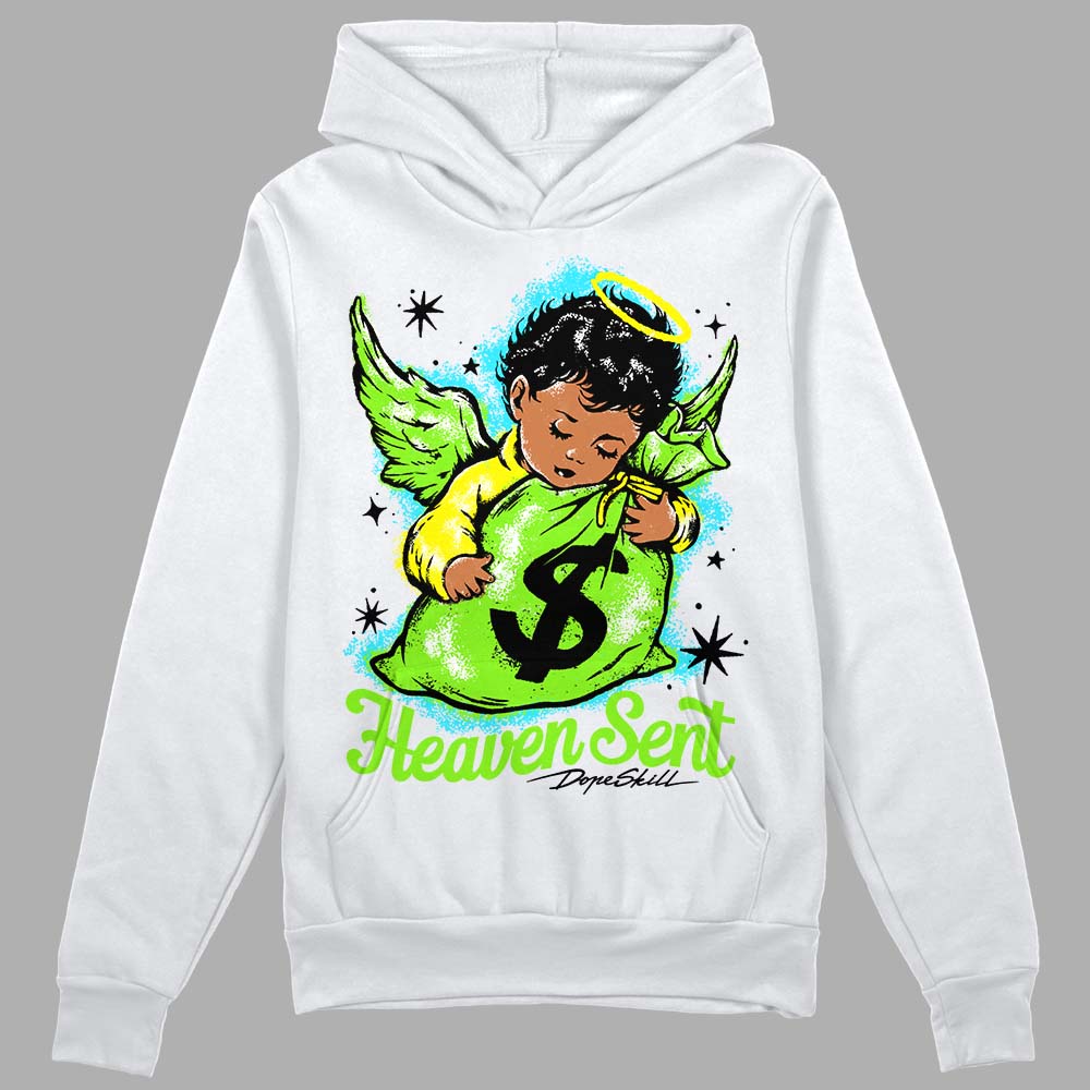 Neon Green Collection superstreetwear Hoodie Sweatshirt Heaven Sent Graphic