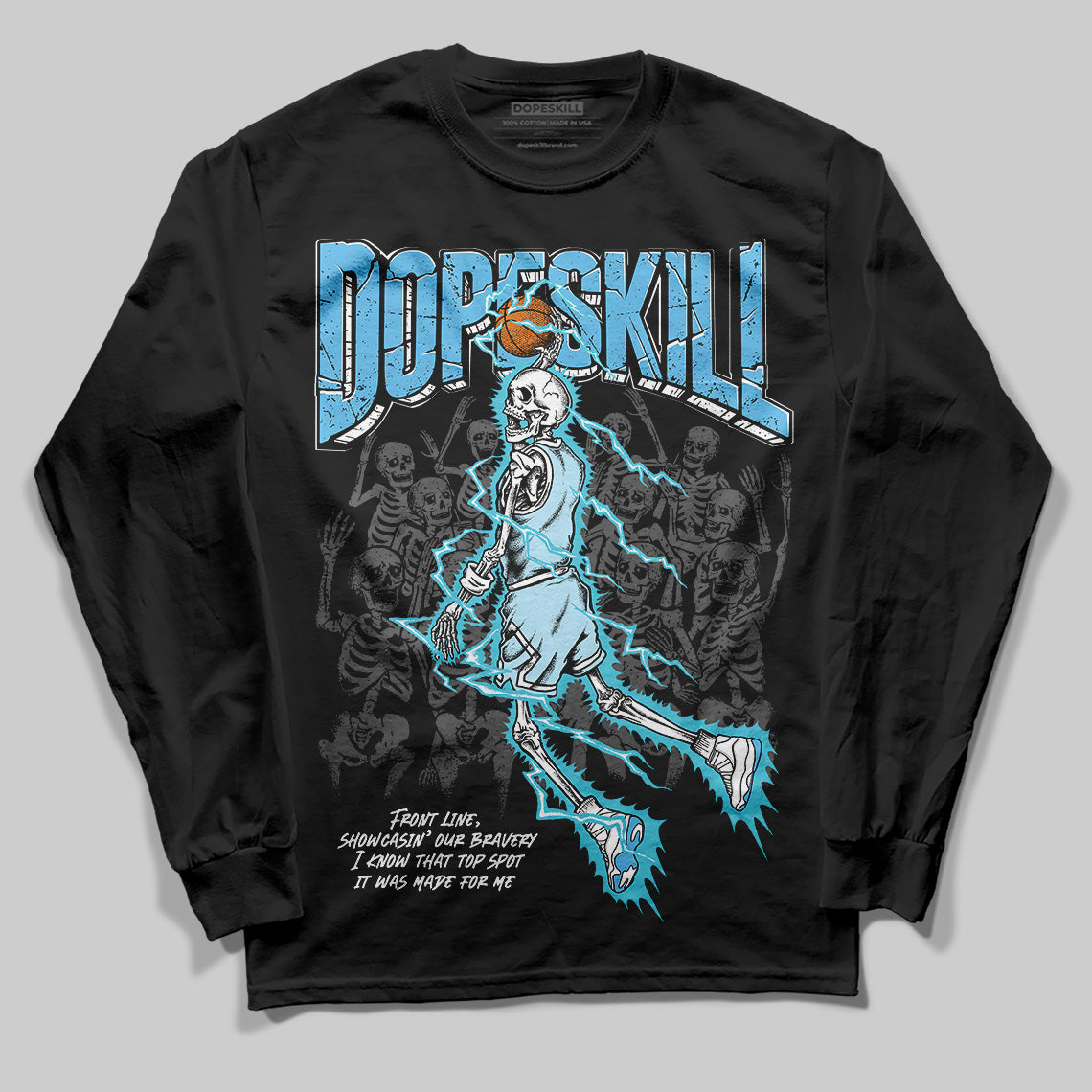 Legend Blue 11s superstreetwear Long Sleeve T-Shirt Thunder Dunk Graphic