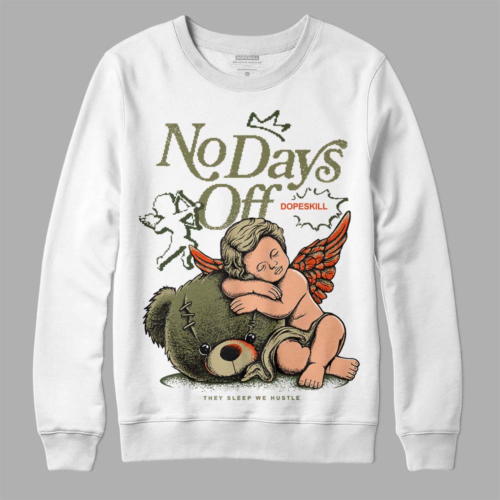 Olive Collection superstreetwear Sweatshirt New No Days Off Graphic