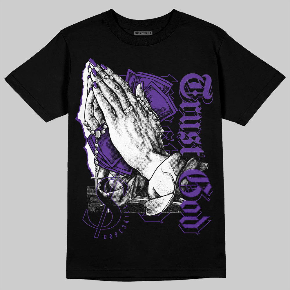 PURPLE Collection superstreetwear T-Shirt Trust God Graphic