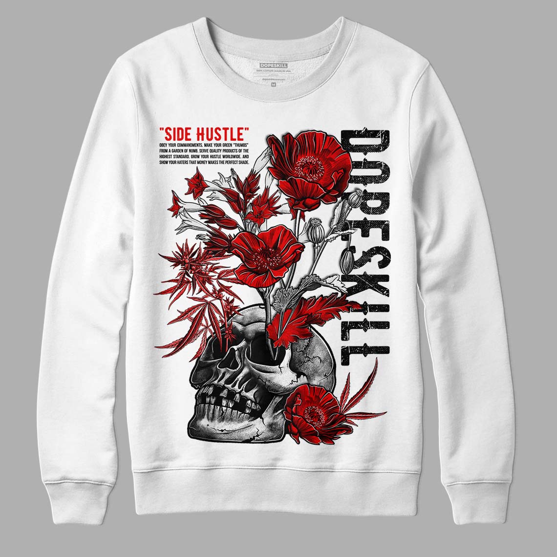 Red Cement 4S superstreetwear Sweatshirt Side Hustle Graphic